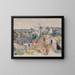 De daken - Paul Cézanne — ingelijst kunstwerk aan de muur