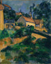 Route du Tournant à Montgeroult - Paul Cézanne | Reproduction — weergave van het kunstwerk