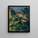 Route du Tournant à Montgeroult - Paul Cézanne | Reproduction — ingelijst kunstwerk aan de muur
