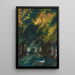 A Pathway - Paul Cézanne — framed artwork on a wall