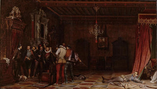 Paul Delaroche - Lassassinat du duc de Guise au chteau de Blois en 1588.webp