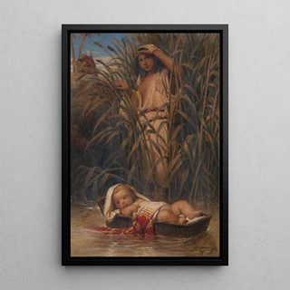 Paul Delaroche - Mozes in het biezenkistje.webp