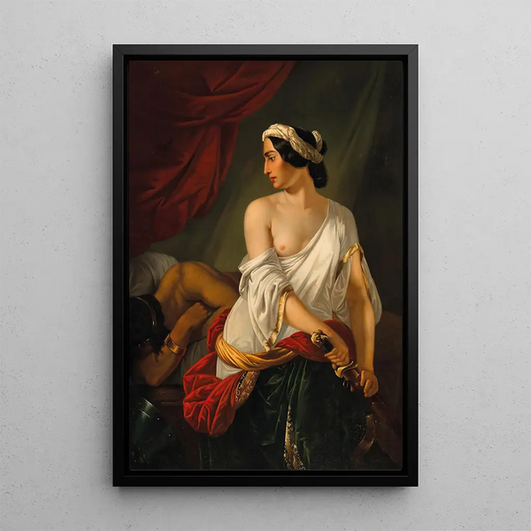Judith en Holofernes - Paul Emil Jacobs — ingelijst kunstwerk aan de muur