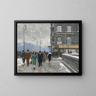 Paul Fischer - A winter street.webp
