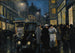Een avondwandeling op de boulevard - Paul Fischer — weergave van het kunstwerk