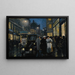 Een avondwandeling op de boulevard - Paul Fischer — ingelijst kunstwerk aan de muur