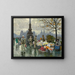Vendeurs de fleurs au pont de la reine Louise à Copenhague - Paul Fischer — ingelijst kunstwerk aan de muur