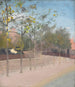 Platanen aan de Chelsea Pier - Paul Fordyce Maitland — weergave van het kunstwerk