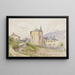 Kerk in Géronde - Paul Franz Otto — ingelijst kunstwerk aan de muur