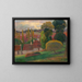 Een boerderij in Bretagne - Paul Gauguin — ingelijst kunstwerk aan de muur