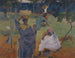 Onder de mango's in Martinique - Paul Gauguin — weergave van het kunstwerk
