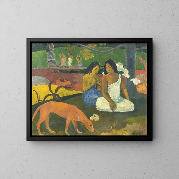 Joie d'Arearea - Paul Gauguin — ingelijst kunstwerk aan de muur