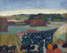 Hooi- en graanmolen in Bretagne - Paul Gauguin — weergave van het kunstwerk