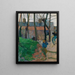 Huizen in Pouldu - Paul Gauguin — ingelijst kunstwerk aan de muur
