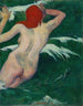 In the Waves In de golven - Paul Gauguin — weergave van het kunstwerk