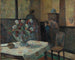 Binnenruimte - Paul Gauguin — weergave van het kunstwerk