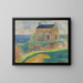 La Maison du pendu - Paul Gauguin — ingelijst kunstwerk aan de muur