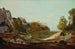 Landschap bij Saint-André nabij Marseille - Paul Gauguin — weergave van het kunstwerk
