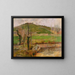 Landschap bij Pont-Aven - Paul Gauguin — ingelijst kunstwerk aan de muur