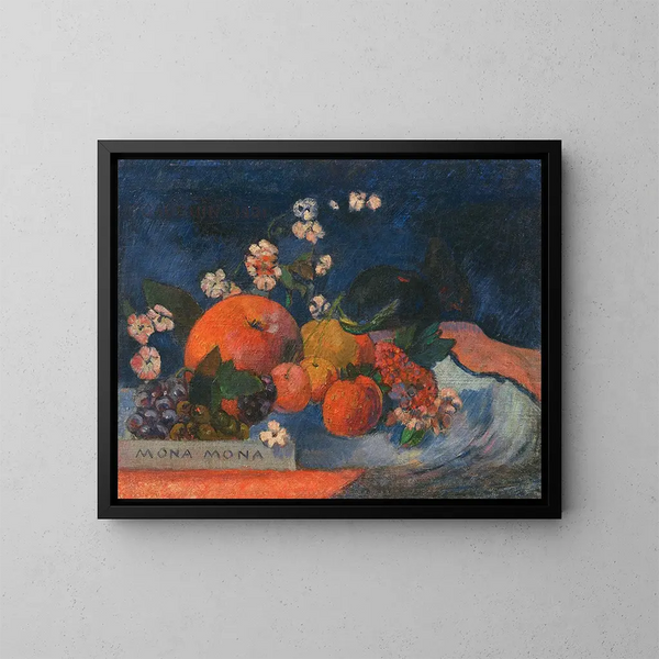 Mona Lisa - Paul Gauguin — ingelijst kunstwerk aan de muur