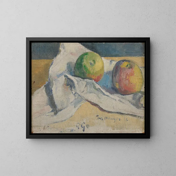 Natuurmoeite met appels - Paul Gauguin — ingelijst kunstwerk aan de muur