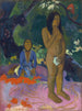 De woorden van de duivel - Paul Gauguin — weergave van het kunstwerk