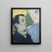 Portret van een man - Paul Gauguin — ingelijst kunstwerk aan de muur
