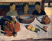 De Maaltijd ook wel Bananen genoemd - Paul Gauguin — weergave van het kunstwerk