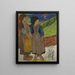 Twee Bretons aan zee - Paul Gauguin — ingelijst kunstwerk aan de muur