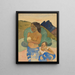 Twee Tahitiaanse vrouwen in een landschap - Paul Gauguin — ingelijst kunstwerk aan de muur