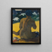 Vrouw van de zee Vrouw aan de zee - Paul Gauguin — ingelijst kunstwerk aan de muur