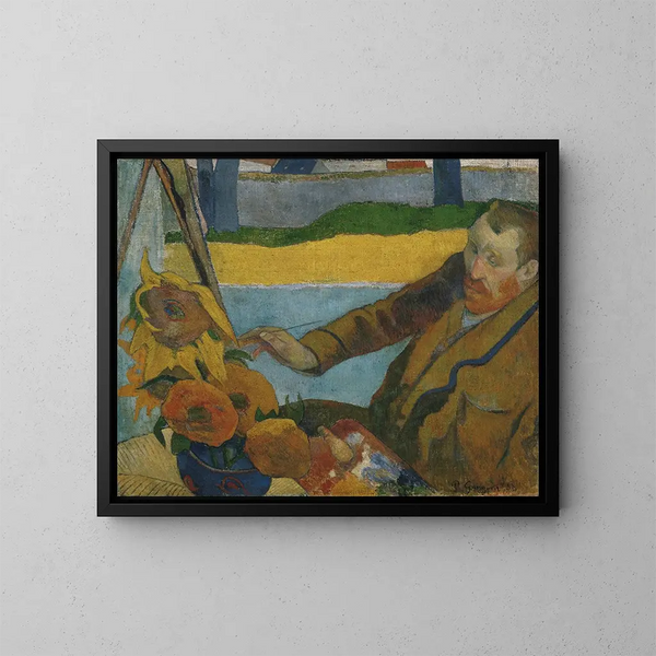 Zonnebloemen - Paul Gauguin — ingelijst kunstwerk aan de muur