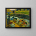De wasvrouwen - Paul Gauguin — ingelijst kunstwerk aan de muur