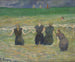 Vrouwen die baden - Paul Gauguin — weergave van het kunstwerk