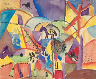 Paul Gaulois - Composition with Horses.webp