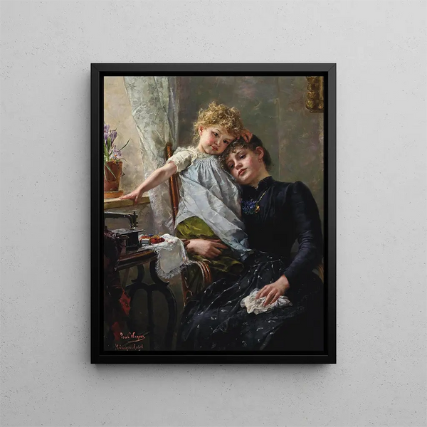 Paul Hermann Wagner - The little seamstress.webp