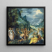 De Doop van Christus - Paul Juvenell l'Aîné — ingelijst kunstwerk aan de muur