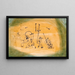 Trio abstract - Paul Klee — ingelijst kunstwerk aan de muur