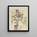 Anna en Léopold - Paul Klee — ingelijst kunstwerk aan de muur