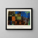 Quartier en montée - Paul Klee — ingelijst kunstwerk aan de muur