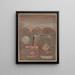 Barbaarse offer - Paul Klee — ingelijst kunstwerk aan de muur