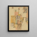 Voor de feest - Paul Klee — ingelijst kunstwerk aan de muur