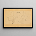 Frères - Paul Klee — ingelijst kunstwerk aan de muur