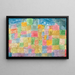 Landschap in kleur - Paul Klee — ingelijst kunstwerk aan de muur