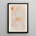 Beginning at the cabaret - Paul Klee — framed artwork on a wall