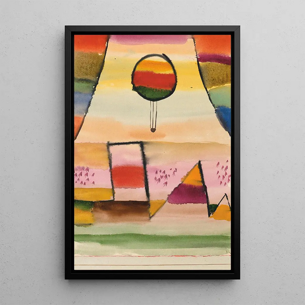 Le ballon à la fenêtre - Paul Klee — ingelijst kunstwerk aan de muur