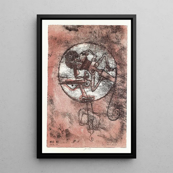 L'Amoureux - Paul Klee — ingelijst kunstwerk aan de muur