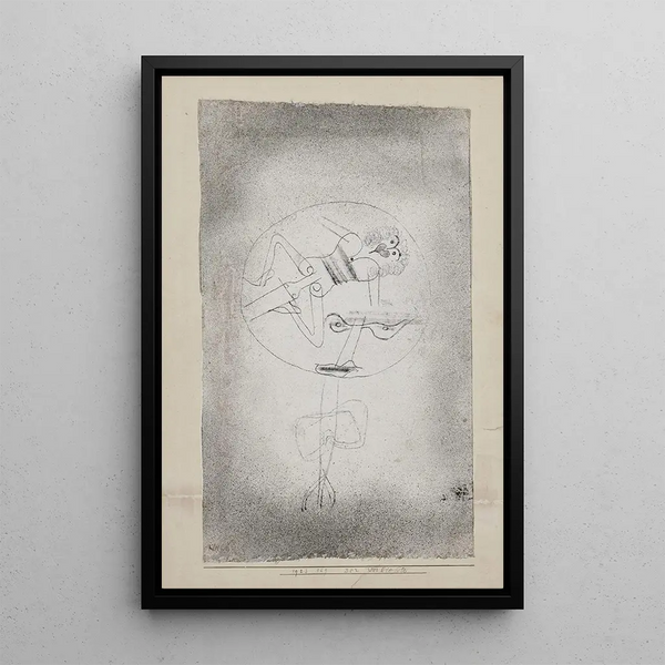 L'amoureux - Paul Klee — ingelijst kunstwerk aan de muur