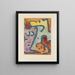 L'Ombre - Paul Klee — ingelijst kunstwerk aan de muur