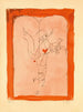 Een genie serveert een ontbijt - Paul Klee — weergave van het kunstwerk